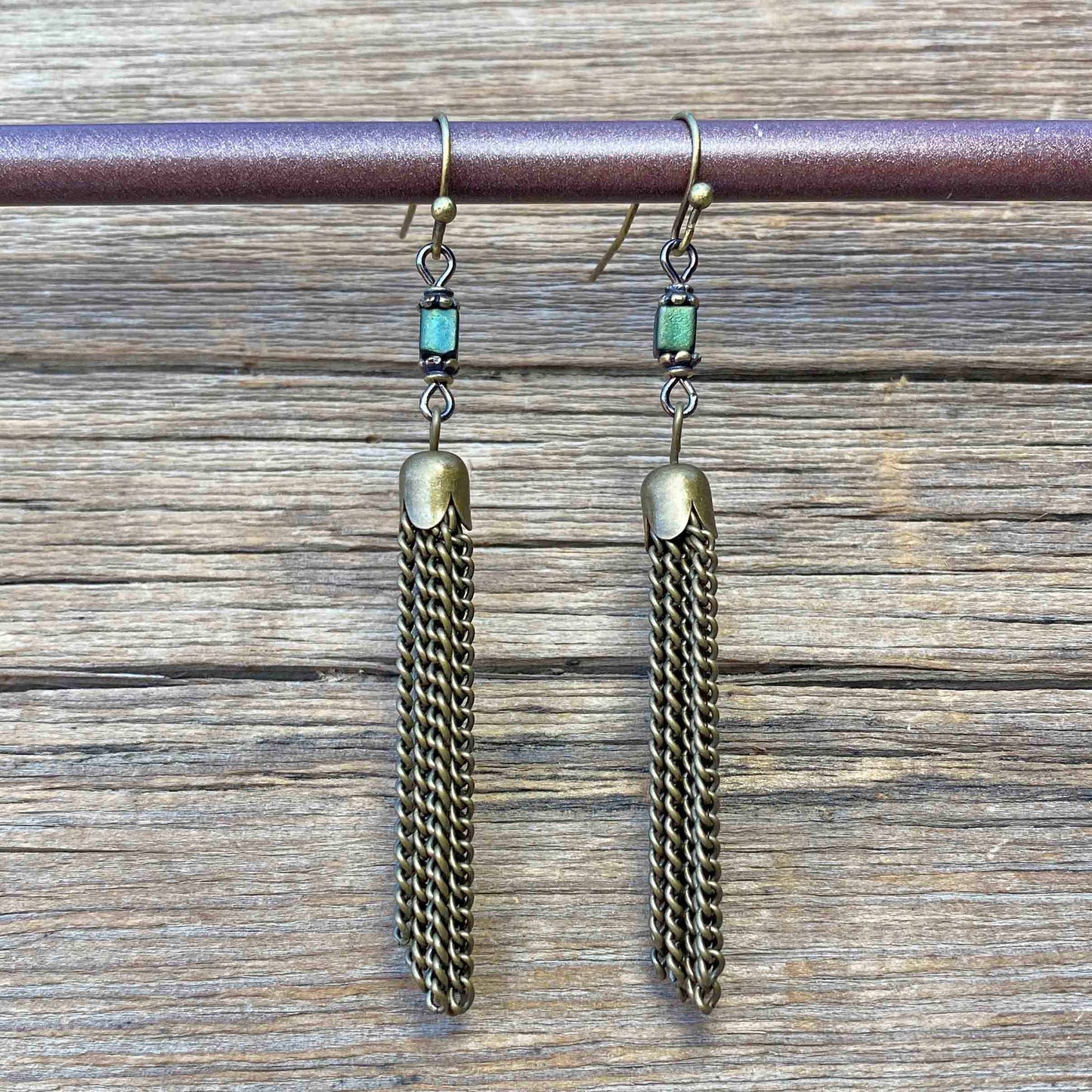 Cool Water Jewelry - Timberline Swingy Tassel Earrings
