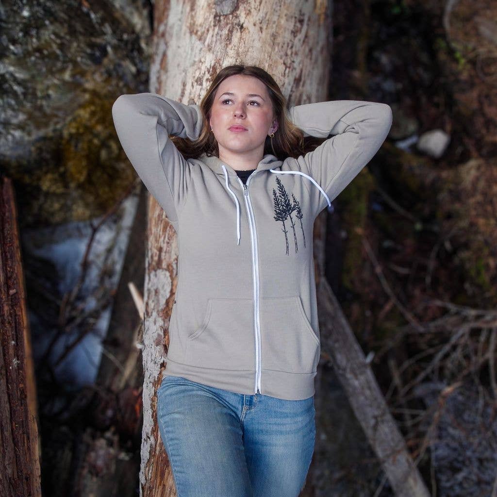 Montana Scene - Unisex Zip Hoodie - Three Tree