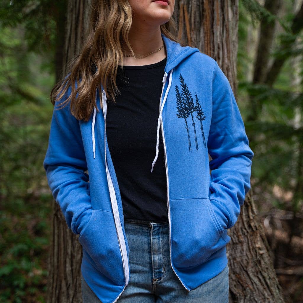 Montana Scene - Unisex Zip Hoodie - Three Tree