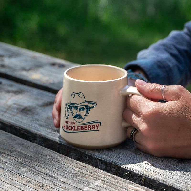 The Montana Scene - Glassware - I'm Your Huckleberry Mug Cream